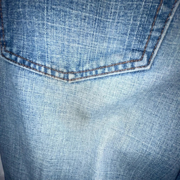 Structure Low Boot Mens Mid Rise Wide Leg Blue Jeans Size 36x30 - Picture 5 of 6